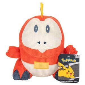 Pokemon Fuecoco Corduroy Plush Soft Toy 10" Official Stuffed Animal